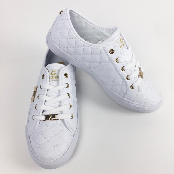 Guess Shoes - Guess Women’s Lace Up Sneakers (White)